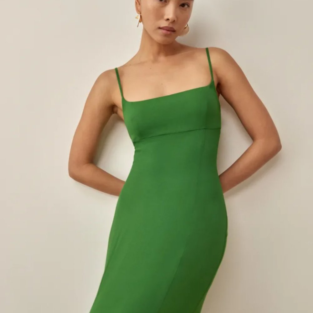 [NWT] REFORMATION | "Liya" Dress! | Kelly Green - Picture 4 of 10